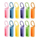 ConStore 12pcs Silicone Roller Bottle Holder Sleeve Essential Oil Bottle Protect Case Anti Slip...