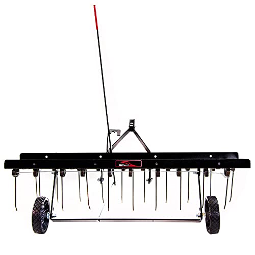 Brinly DT2-40BH2-P Premium Tow Behind Dethatcher with Pre-Assembled Tines, 40" by Brinly - Image 4