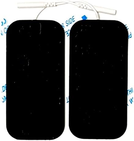 Acuzone Premium TENS Unit 40 Electrodes 2"x4" Rectangular Electrode for TENS Massage EMS
