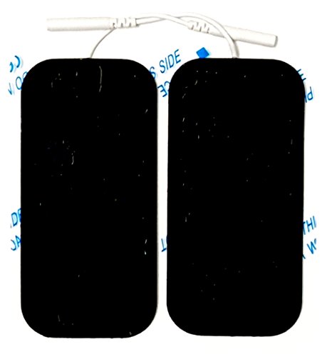 Acuzone Premium Tens Unit 40 Electrodes 2"X4" Rectangular Electrode For Tens Massage Ems #TOP1