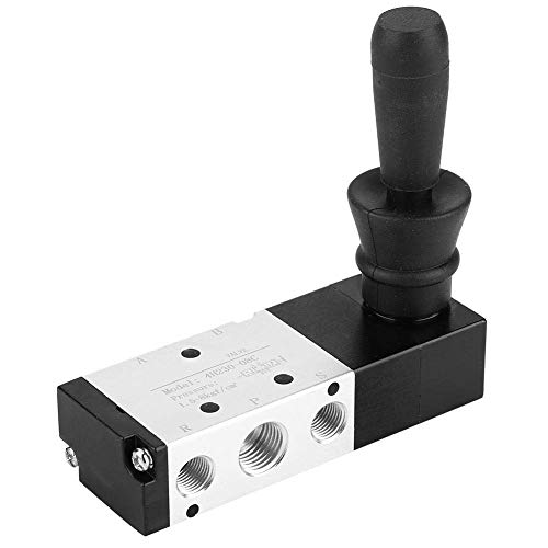 5-Drożny 3-Drogowy Pneumatyczny Ręczny Zawór Dźwigniowy G1 / 4 "Wlotowy Zawór Elektromagnetyczny Ze Stopu Aluminium Ręczne Sterowane Zawory Push-Pull (4H230-08)