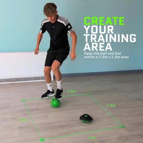 Image of Strikesphere Soccer Bot, Indoor Football Trainer, Kids Football Toy