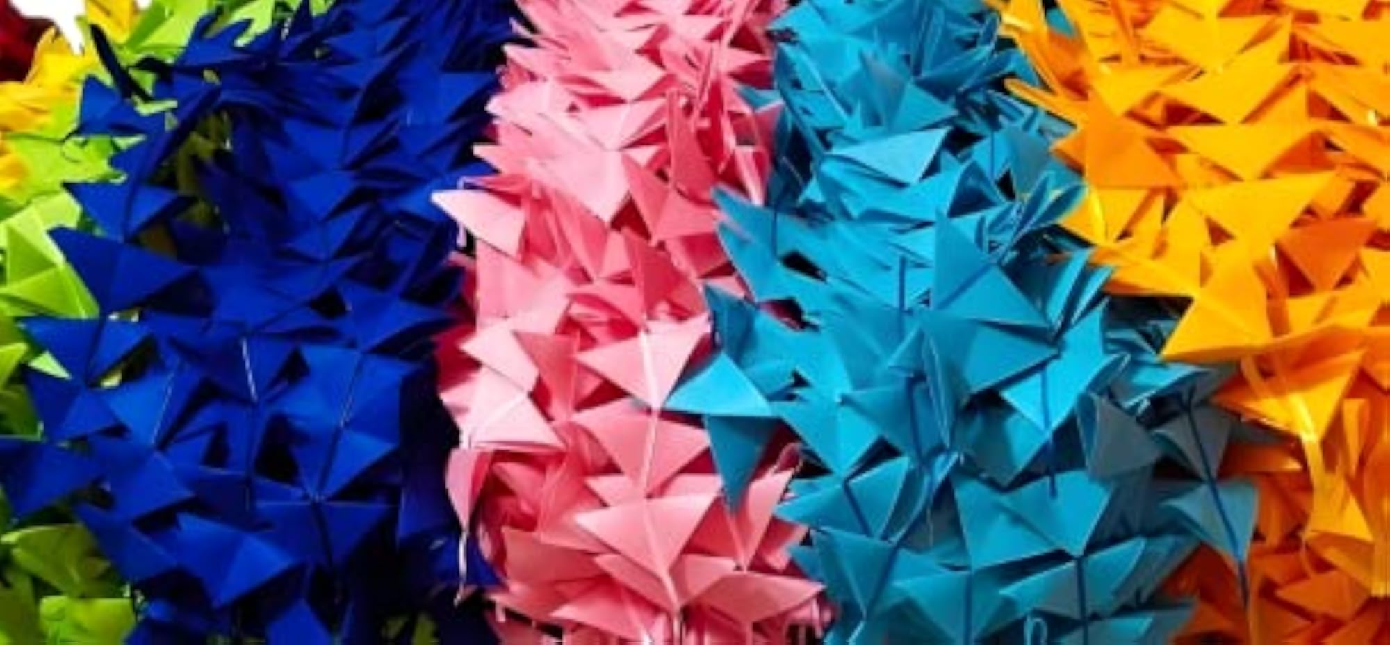 Decorative Triangle Net Cloth Garlands