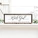 10 Set Farmhouse Christian Stencil, with God All Things are Possible Faith Waymaker Bible Verse Sign Motivational Painting Stencils for Home Office Wall Decor Reusable Template DIY Wood Sign