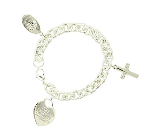 New York 925 Plated Firefighter Girlfriend Bracelet CXHAT
