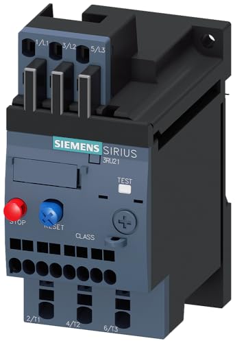 Relais de surcharge Siemens s00 classe 10 autonome à borne ressort 4,5 - 6,3 A