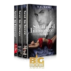 Boxed Set: Shattered Innocence Trilogy (Dark Billionaire Romance Suspense) Audiobook By A.L. Long cover art
