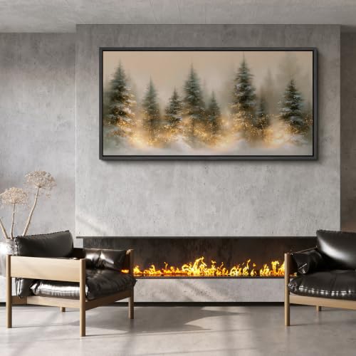 Image of MUDECOR Extra Large Framed Canvas Print Wall Art Pine Art for Living Room
