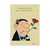 Inkognito Postkarte Kunst und Humor von Loriot - Motiv: 