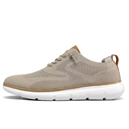 Image of Mens Oxfords Lace-Up Lightweight Casual Walking Shoes Dress Shoes Fashion Sneakers Shoes