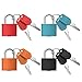 Clyhon 4pcs Mini Cadenas à Bagage avec 2 Clés Petits Cadenas Clef Mini Cadenas de Couleur pour les Sacs à Dos les Bagages les Valises de voyages les Casiers