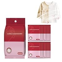 Clothes Stain Removal Wipes, 20 Stück Kleidung Fleckenentfernung Feuchttücher Sofort Fleckentferner Clothes Stain Remover Wipes, Einzeln Verpackte Reinigungstücher Für Kleidung/Teppich
