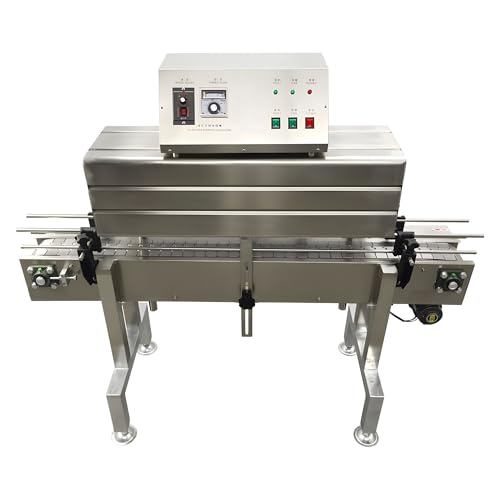 Banfluxion 220V 7KW Automatic Shrink Label Machine Stainless Steel Bottle Body Label Thermal Shrink Packaging Machine for Glass Bottles 4