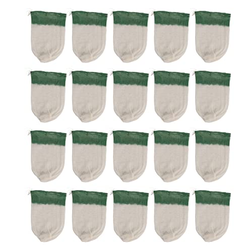 Gas Lamp Mantle, 20PCS Gas Lantern Mantle U Shape Universal Rayon Lantern Mantle Portable Gas Lamp Mantle for Outdoor Camping Lantern (Large Green)
