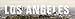 Past Time Signs PTS569 5 x 20 in. Los Angeles Satin Metal Sign