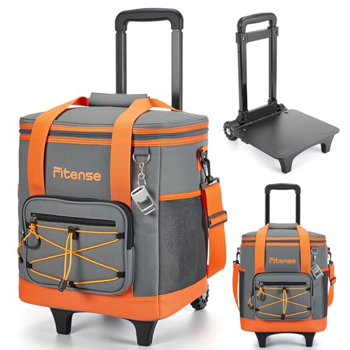 Fitense 50-Can Soft Rolling Cooler