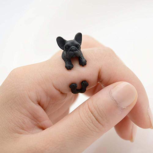 Bague 3D Réglable Créatif Alliage Rétro Animal Lady Open Accessoire Cover