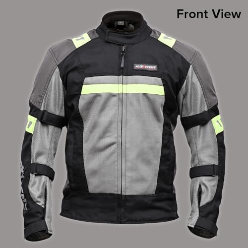 Allextreme Store AllExtreme BAZOOKA Motorcycle Riding Jacket (Medium, - Image 4