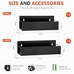 6 Pack Metal Magnetic Spice Rack for fridge, Heavy Duty - Image 2