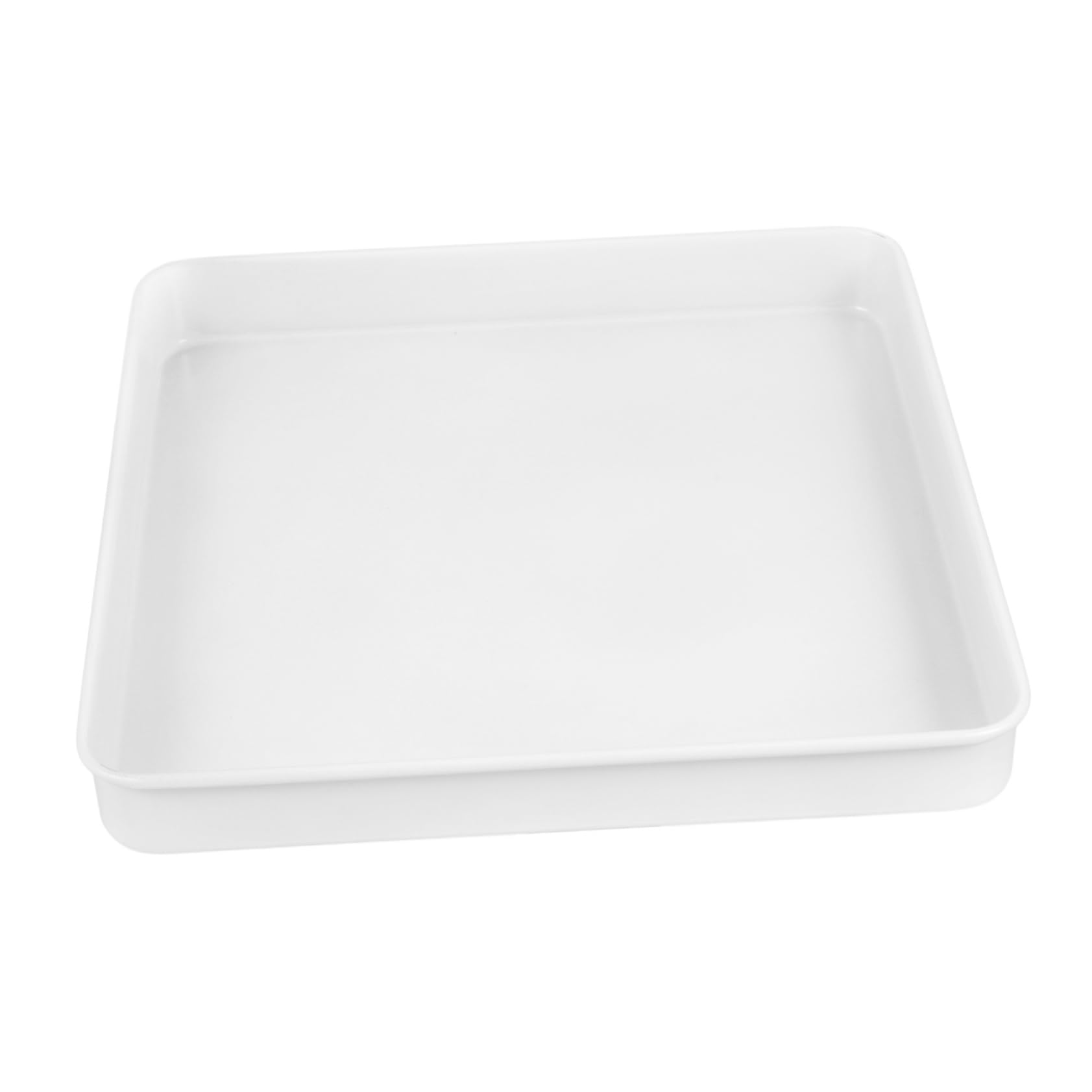 Moule à Pâtisserie 1 Pièce Carré en Acier au Carbone Blanc