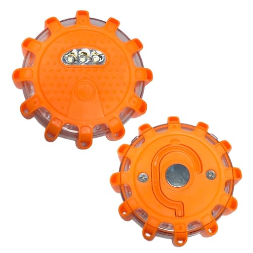 Shakven 12 Led Flasher Lamp Car Roadside Flares Emergencys Accessories Auto Lamp | Magnetic Emergencys Flashlight Car Warning Light Led Flasher Lamp,Led Flasher Lamp For Vechiles,Car Warning Light