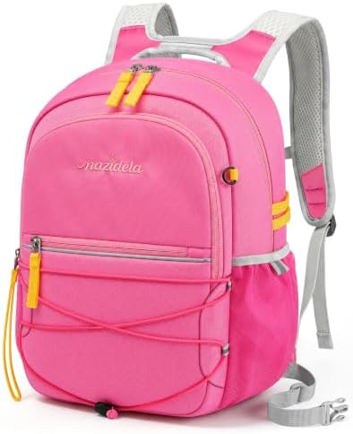 Mazidela Kinderrucksack 18L, Kindergartenrucksack für Jungen Mädchen 3-8 Jahre, mit Brustgurt, wasserdicht ergonomisch, Wanderrucksack für Kindergarten Wandern Outdoor, Kindertasch