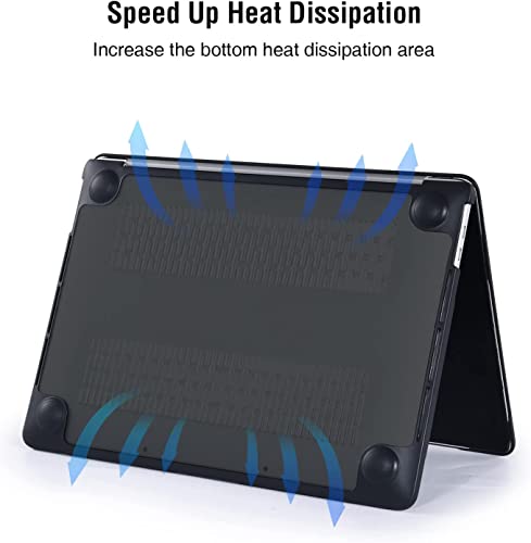 BlueSwan Nova capa atualizada para MacBook Air de 13 polegadas 2018-2021 modelo M1 A2337 A2179 A1932