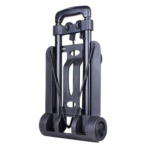 Carretilla plegable pequeña portátil con 2 ruedas miniatura 1