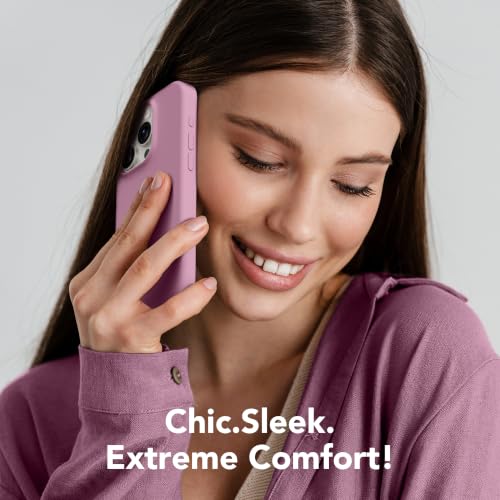 GONEZ Magnetic for iPhone 15 Pro Max Case, Silicone Cover Blackcurrant by GONEZ - Used condition - Image 7