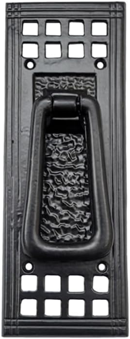 Adonai Hardware Joppa Antique Iron Door Knocker (Black Powder Coated)