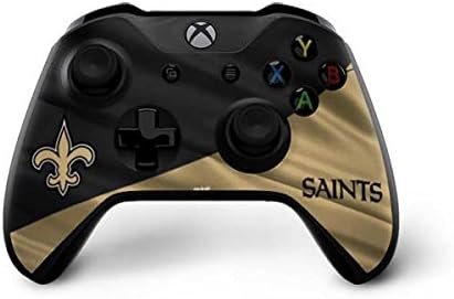 Skinit Decal Gaming Skin Compatible with Xbox One X Controller - Officially Licensed NFL New Orleans Saints Design
