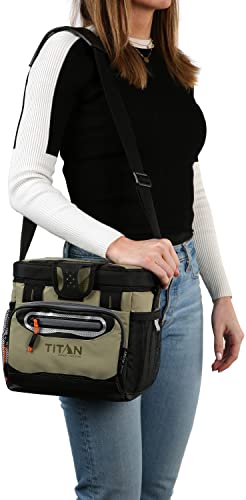 Arctic Zone Titan Deep Freeze Cooler - 9 Can Zipperless Hardbody Cooler - Deep Freeze Insulation, Hardbody Liner, And Smartshelf #TOP7