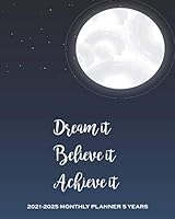 Algopix Similar Product 9 - 20212025 Monthly Planner 5 YearsDream