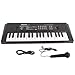 Piano Electrico, Teclado eléctrico Teclado musical electrónico portátil de 37 teclas con función de grabación de micrófono para niños que aprenden