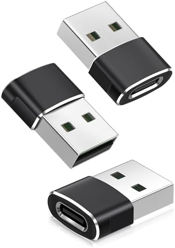 Basesailor Adaptador USB a USB C 3-Pack,USB C Hembra a USB Macho ...