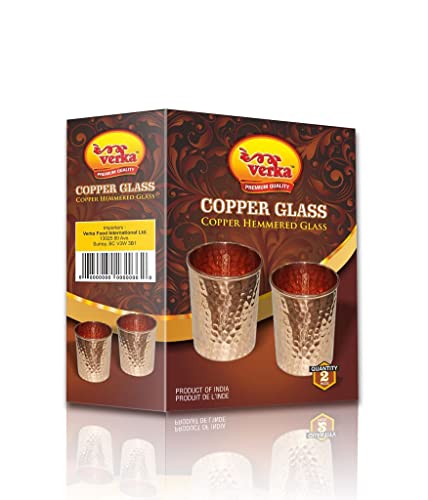 Set de 2 vasos de cobre 9 cm profundidad miniatura 3