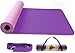 BUDDYGO Esterilla Yoga Antideslizante Colchonetas de Yoga Esterilla Pilates Esterilla Deporte Profesional para Fitness Pilates y Yoga - con Correa de Hombro 183cm x 61cm