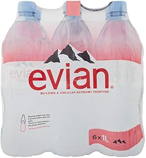 Evian Pet, 6 sztuk, jednorazowe (6 x 1 l)