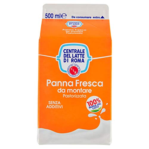 Centrale del Latte di Roma, Panna Fresca Da Montare Pastorizzata, 500ml