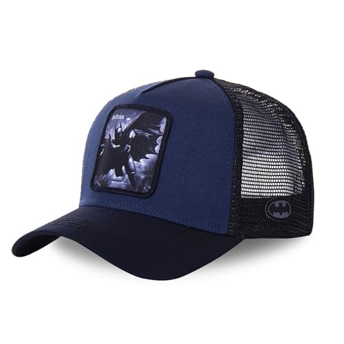 Capslab Cap with a Visor, Navy, One Size Men's