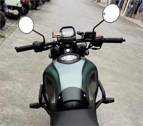 Espejo retrovisor de moto universal 10mm de aluminio para XJ6 FZ1 FZ6 5