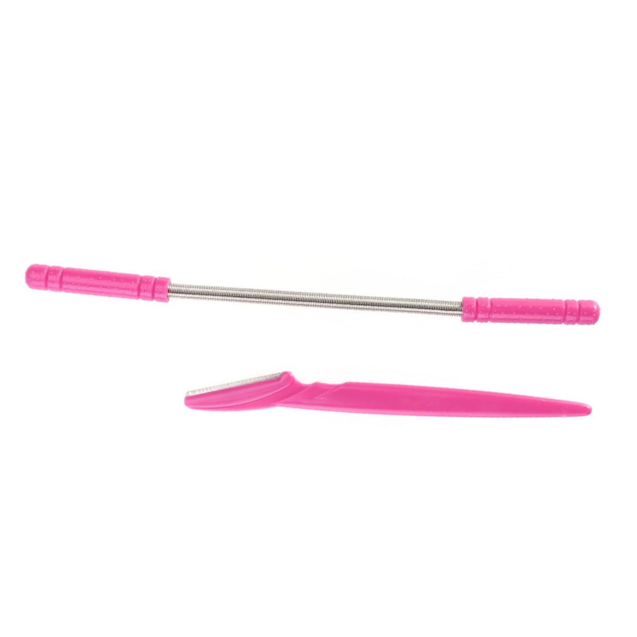 2pcs Facial Hair Remover and Eyebrow Razor Set Spring Epilator for Women for Face Cheeks and Upper Lip
