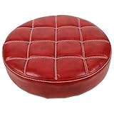 Remplacement de siège de tabouret pour restaurant : couleur simple, votre siège de tabouret rond un nouveau look avec cette pièce d'assise de chaise en surface pu, accessoire de tabouret de bar