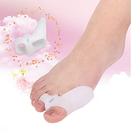 EXCEART 5 Pcs Separadores de Dedo Gel de Silicone Espaçadores de Dedo Do Pé Joanete Corrector Manga