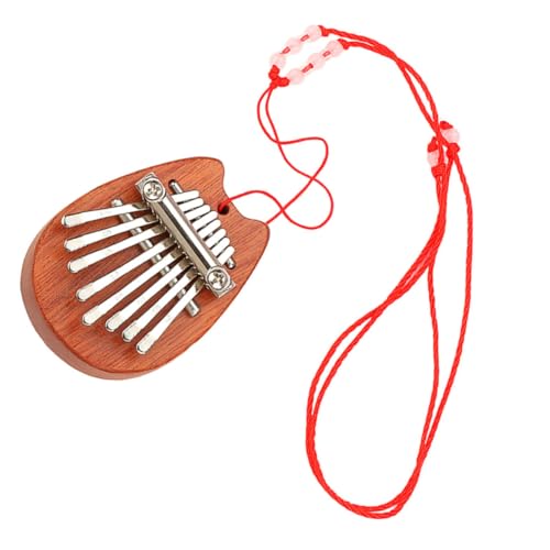 UPKOCH Holz-kalimba -mini-daumenklavier Fingerklavier Kleines Musikinstrument Für Anfänger Leicht Tragbar Mit Metallzungen