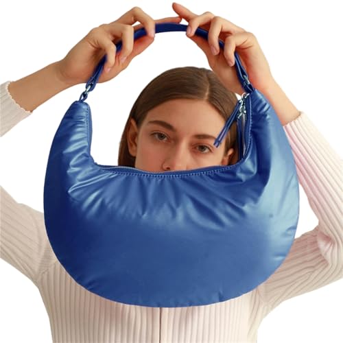 Sac en nylon doux bleu chaud soulageant la pression épaule