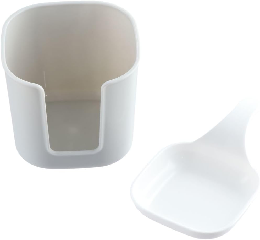 Pokinge 6 Packs Sauce Dish with Handle Grip, Serving Bowls for Side Dishes White Dipping Bowls Appetizer Dishes for Ketchup, Sauce, Vinegar, Soy, BBQ