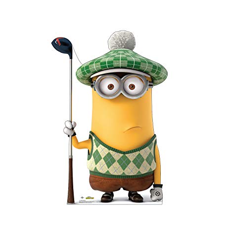 Cardboard People Golfer Minion Cardboard Cutout - Minions