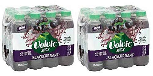 Volvic jugosa grosella negra sin gas mineral 2 x 12 x 500 ml ***mejor antes del 12/04/2020*** Cover