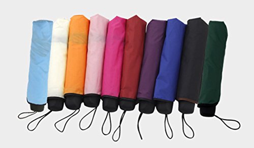 Acefast Inc Dome Parasol Sun-Rain Umbrella,Triple Folding Ruffled Anti-Uv Parasol (Pink) #TOP3